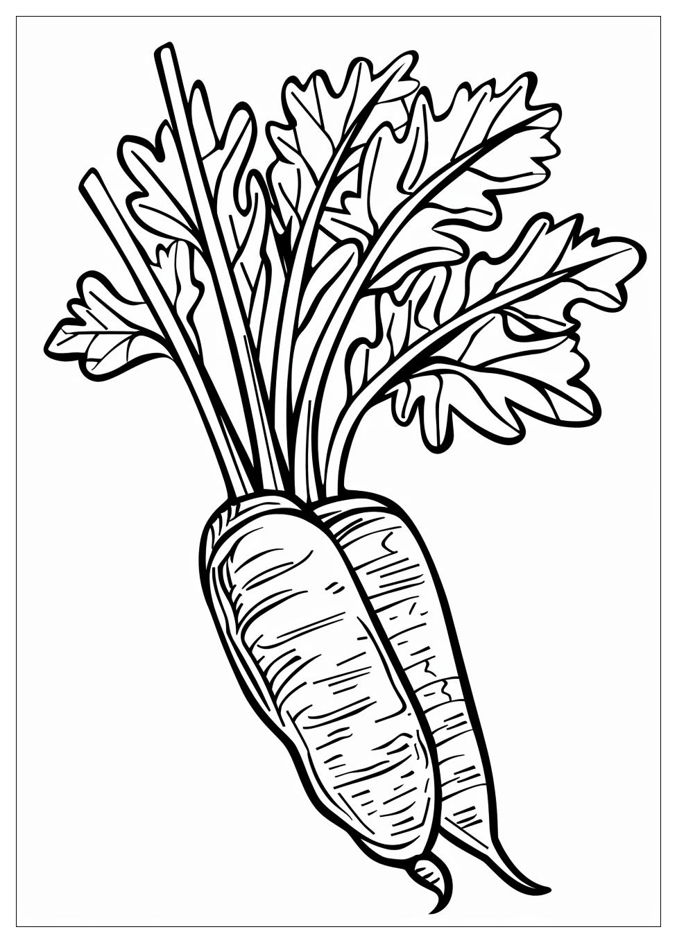 Carrot Coloring Pages-8