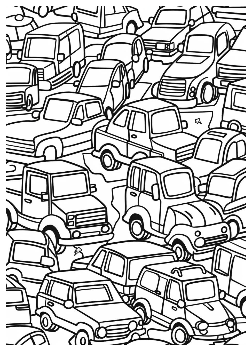 Cars and Trucks Coloring Pages-1