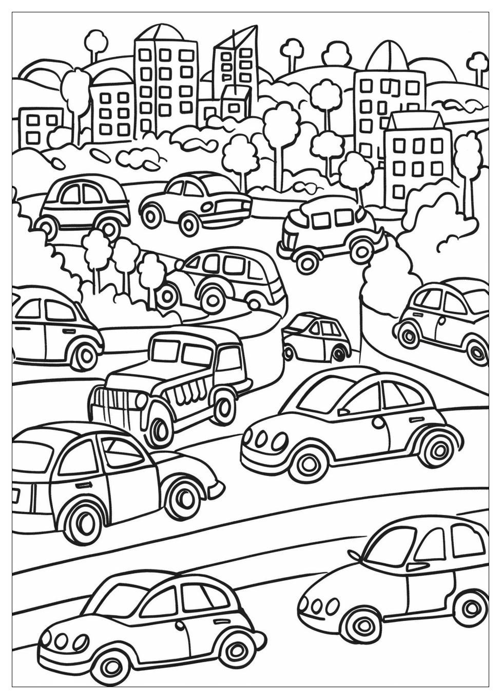 Cars and Trucks Coloring Pages-11