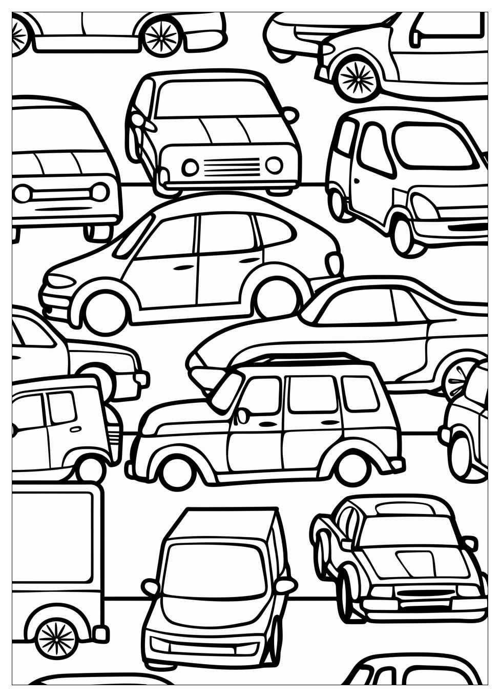 Cars and Trucks Coloring Pages-12