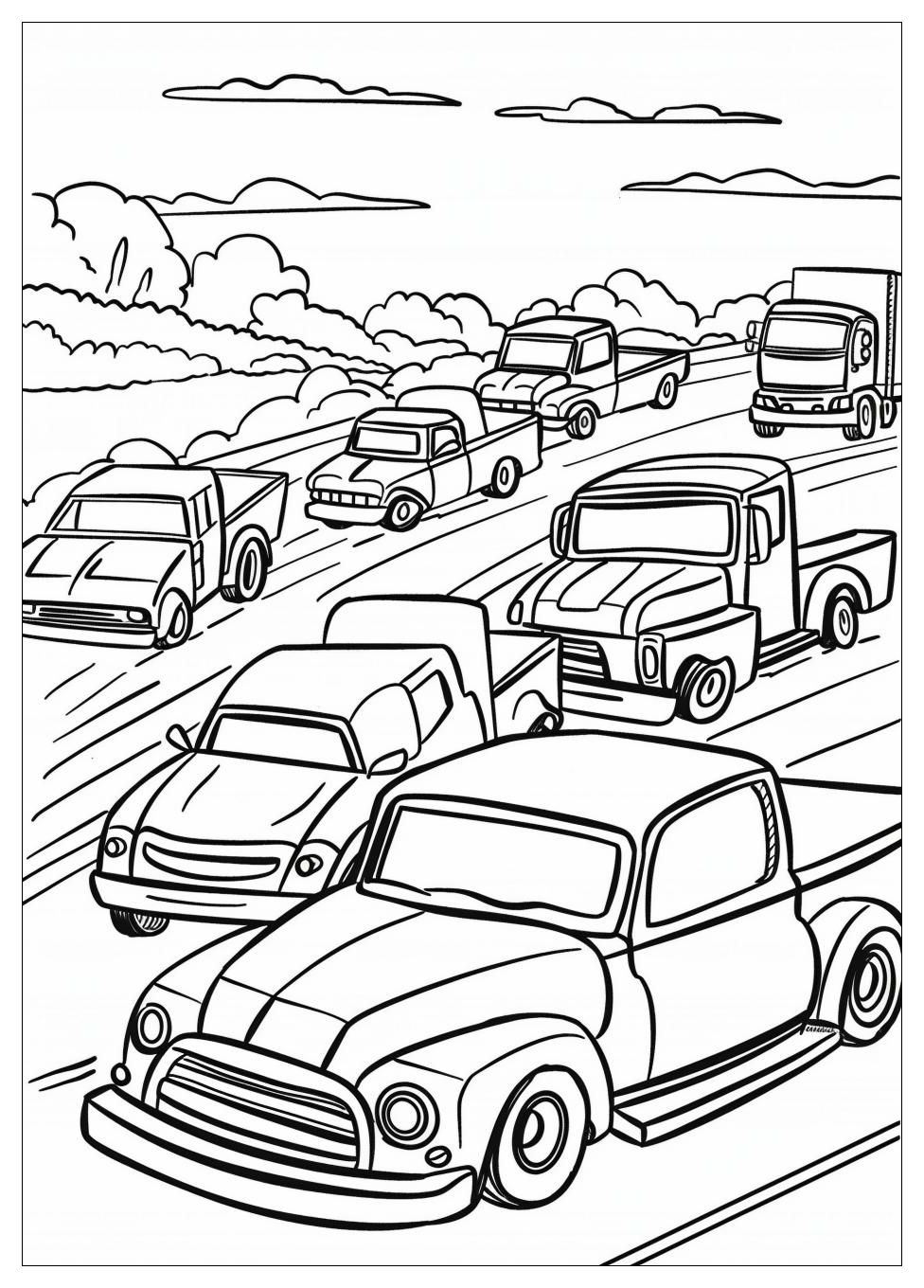 Cars and Trucks Coloring Pages-2