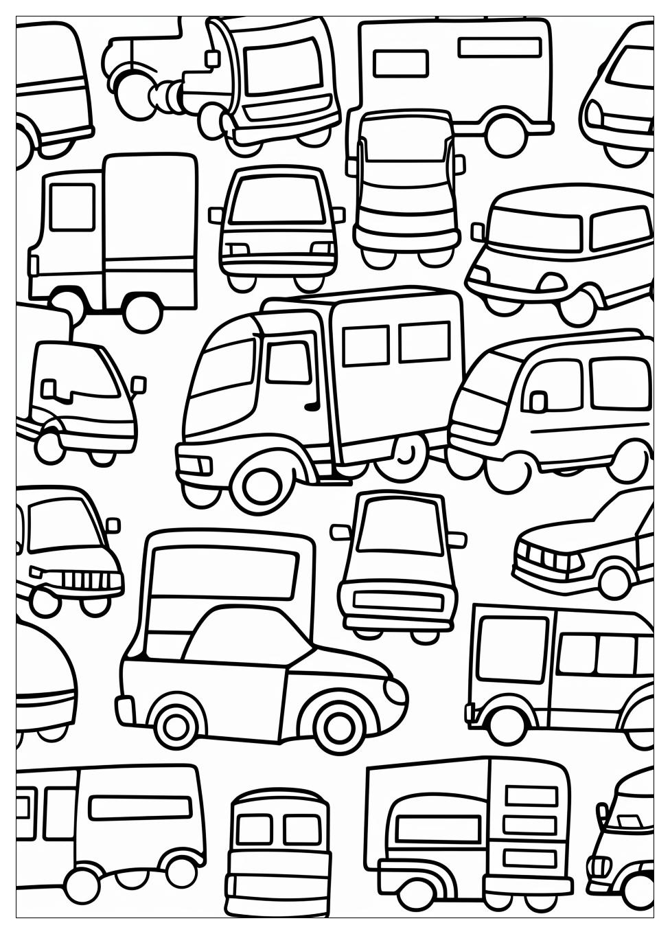 Cars and Trucks Coloring Pages-5