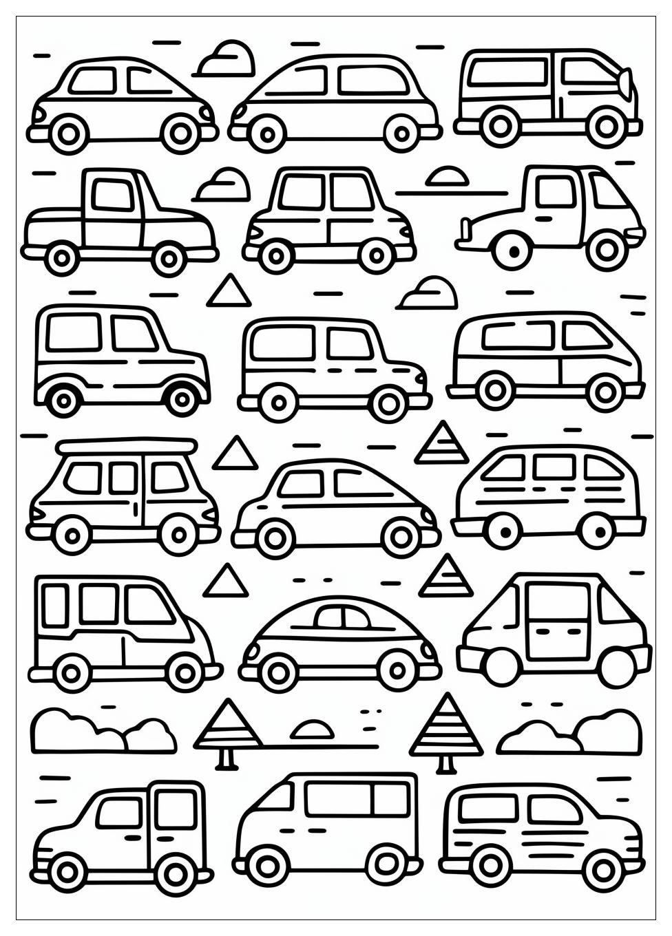 Cars and Trucks Coloring Pages-7