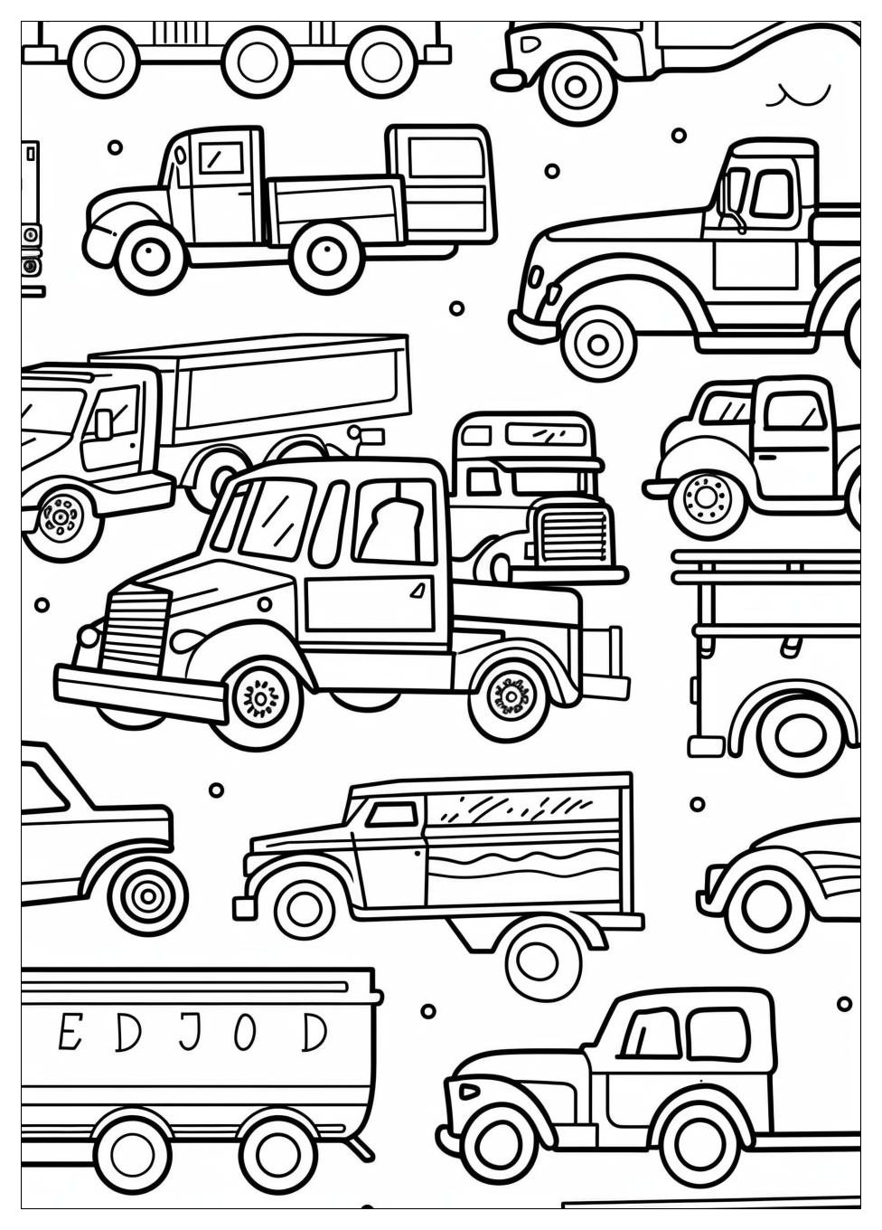 Cars and Trucks Coloring Pages-8