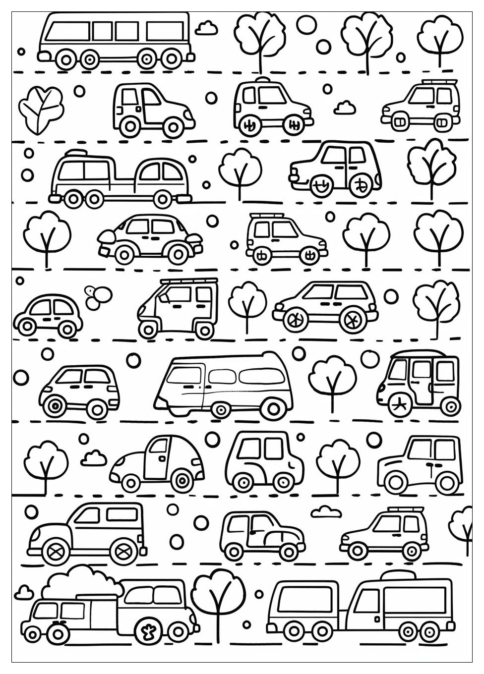 Cars and Trucks Coloring Pages-9