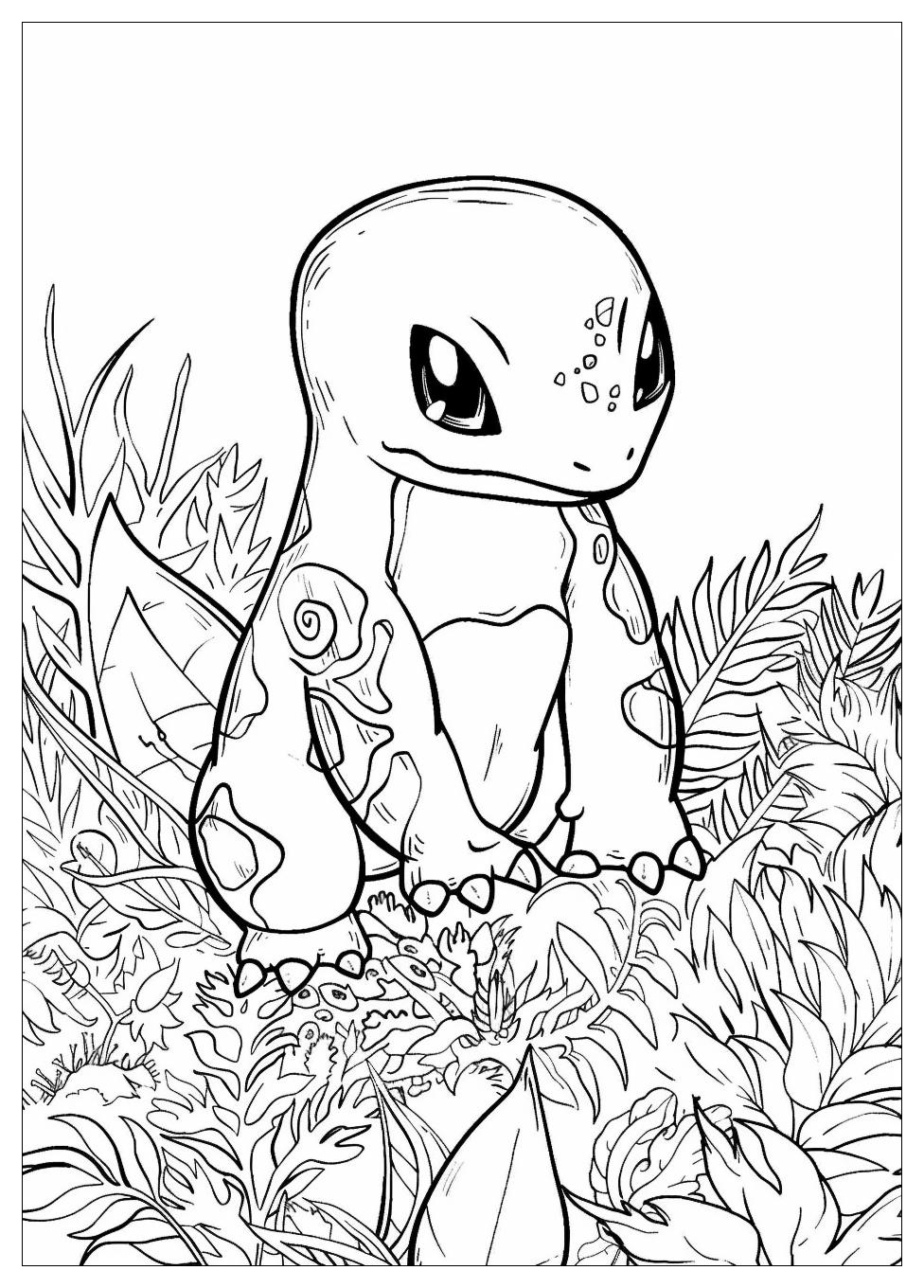 Charmander Coloring Pages-11