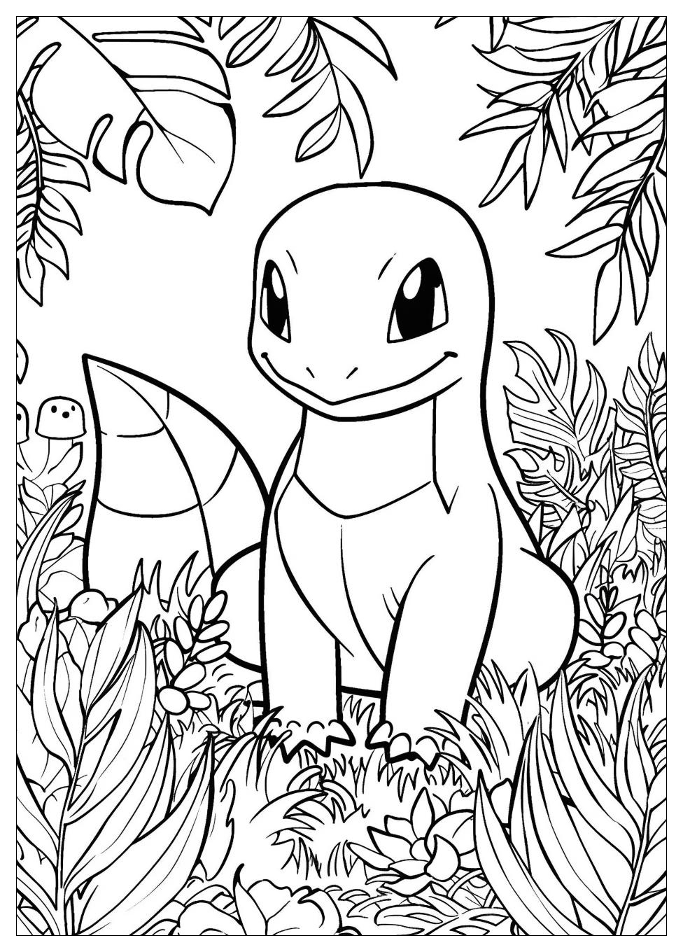 Charmander Coloring Pages-12