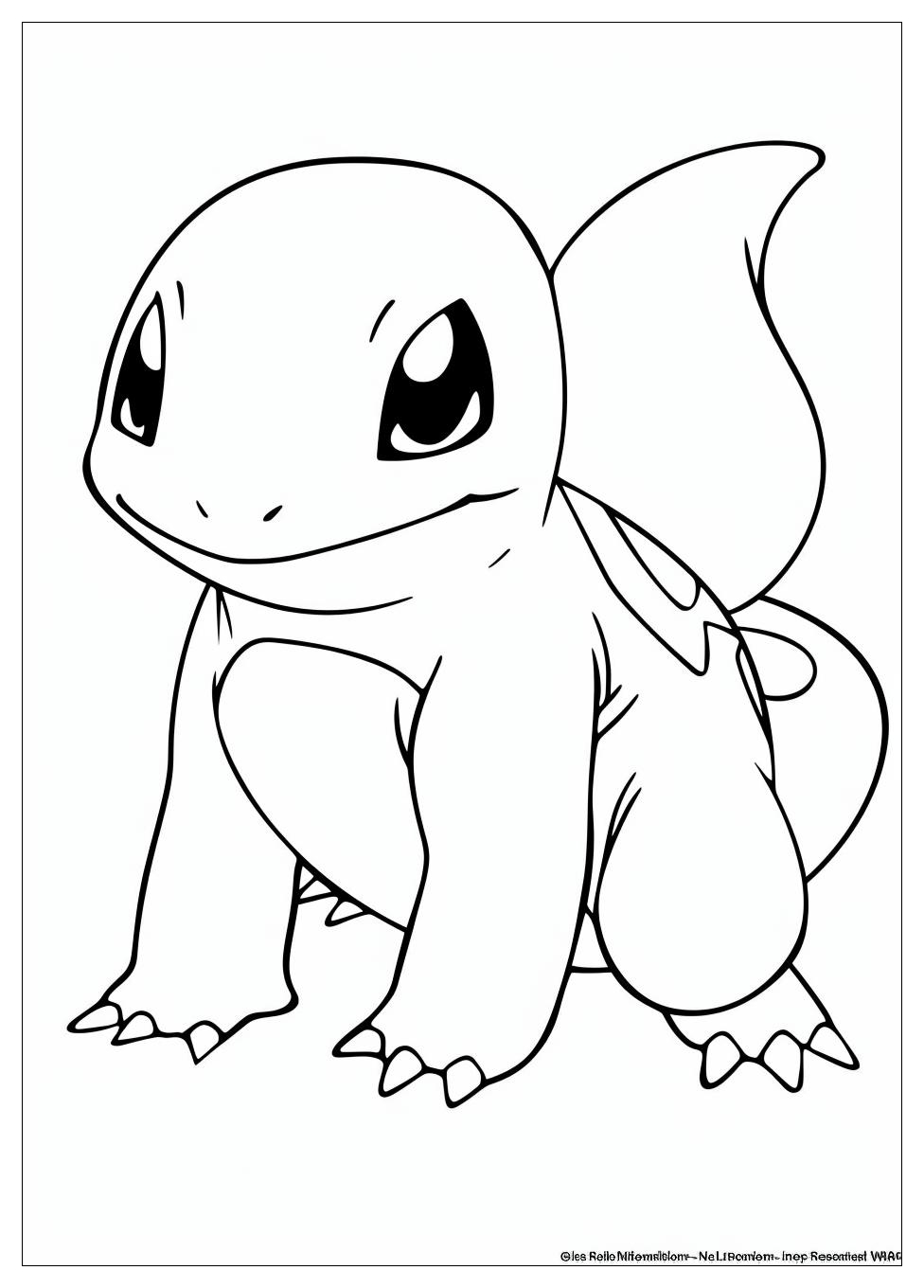 Charmander Coloring Pages-6