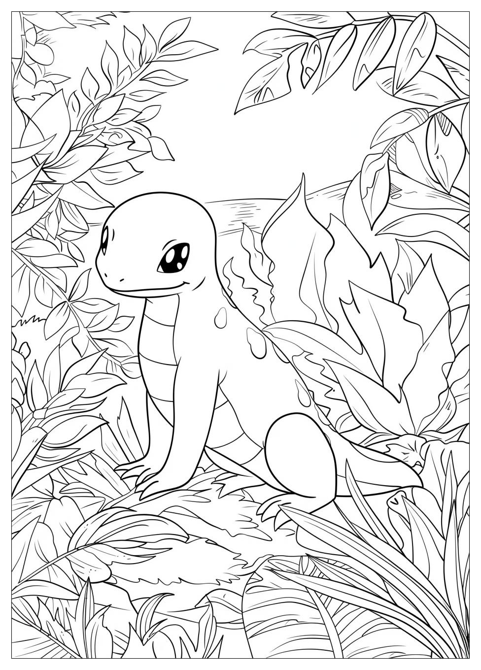 Charmander Coloring Pages-8