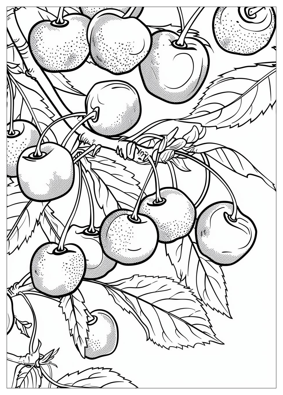 Cherry Coloring Pages-10