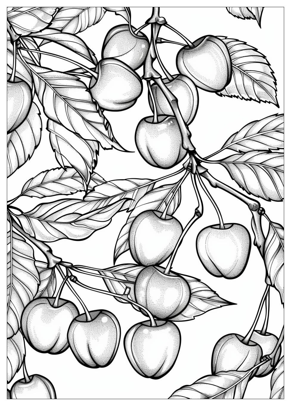 Cherry Coloring Pages-14