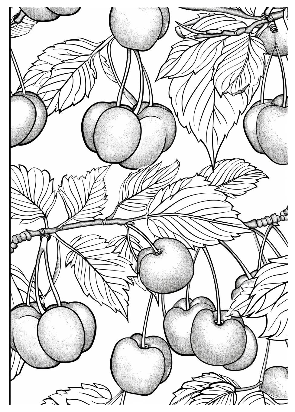 Cherry Coloring Pages-15