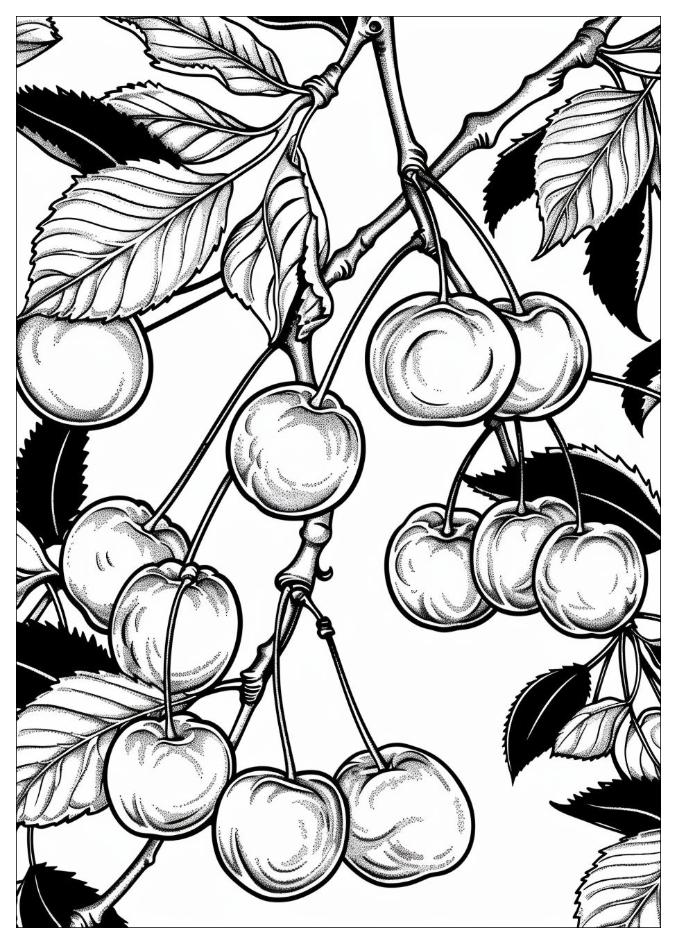 Cherry Coloring Pages-16