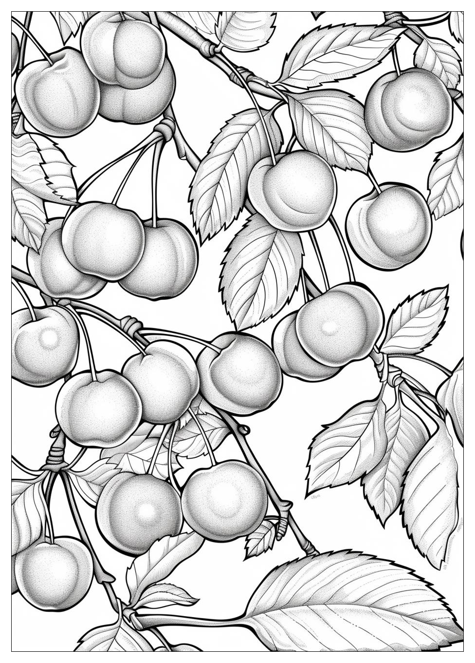 Cherry Coloring Pages-18