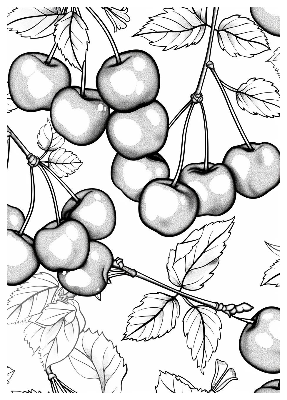 Cherry Coloring Pages-20