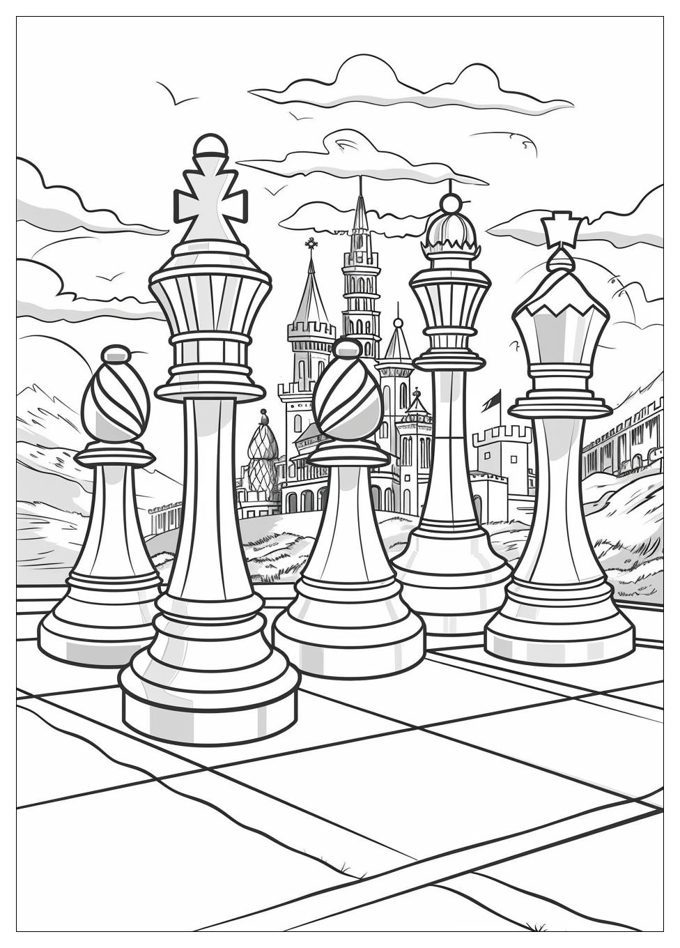 Chess Coloring Pages-10