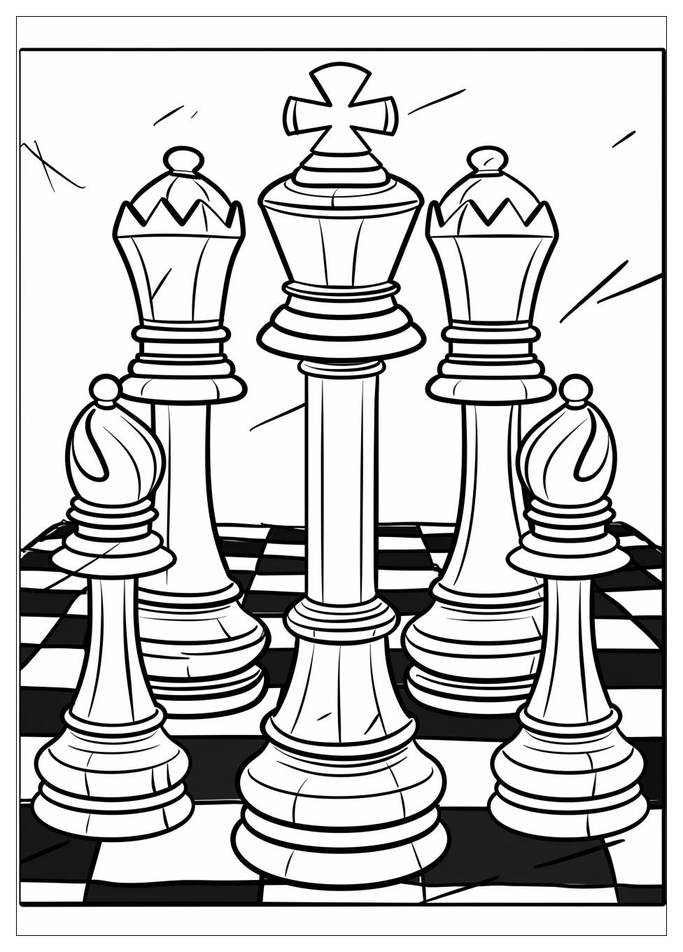 Chess Coloring Pages-11