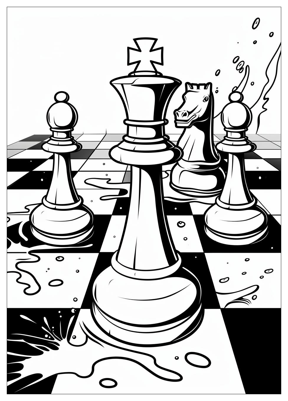 Chess Coloring Pages-12