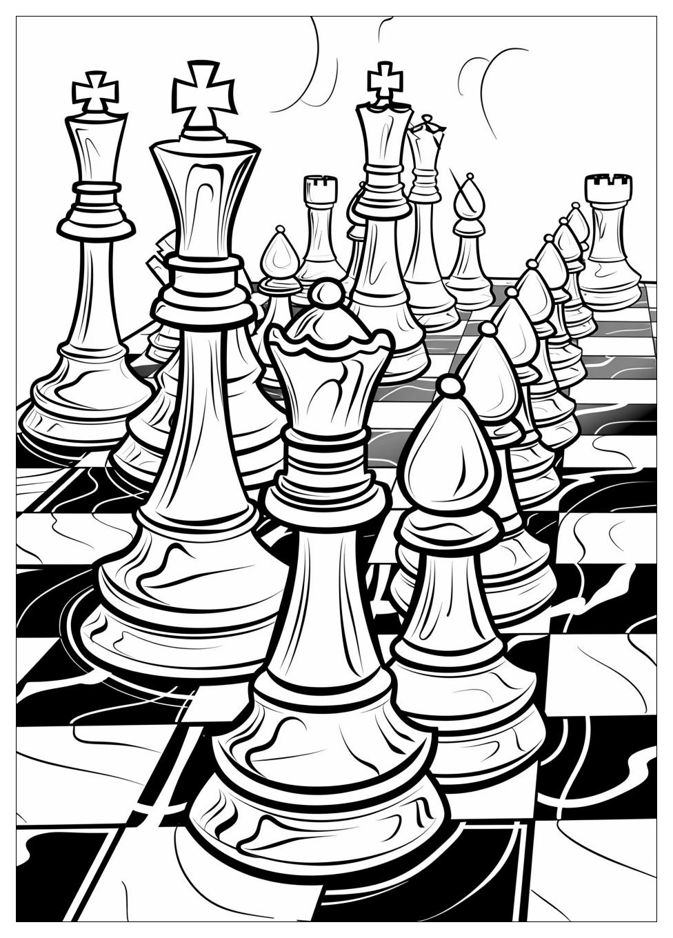 Chess Coloring Pages-13