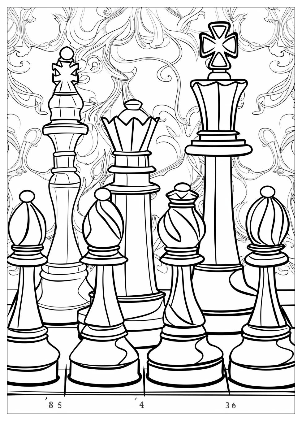 Chess Coloring Pages-14