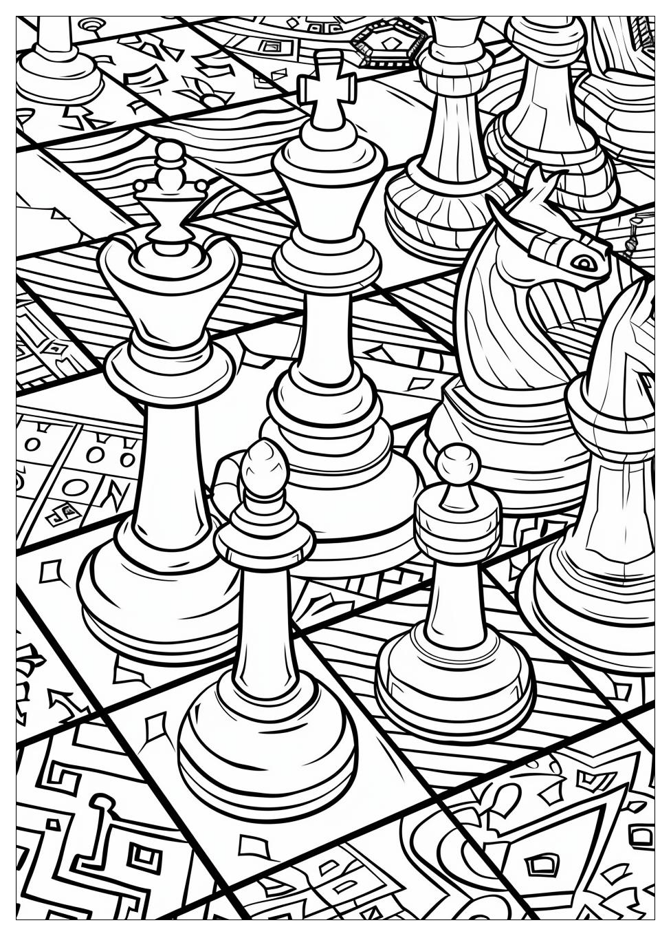 Chess Coloring Pages-17