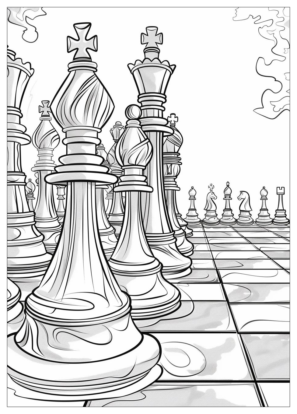 Chess Coloring Pages-19