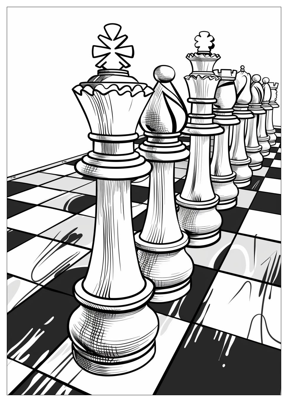 Chess Coloring Pages-2