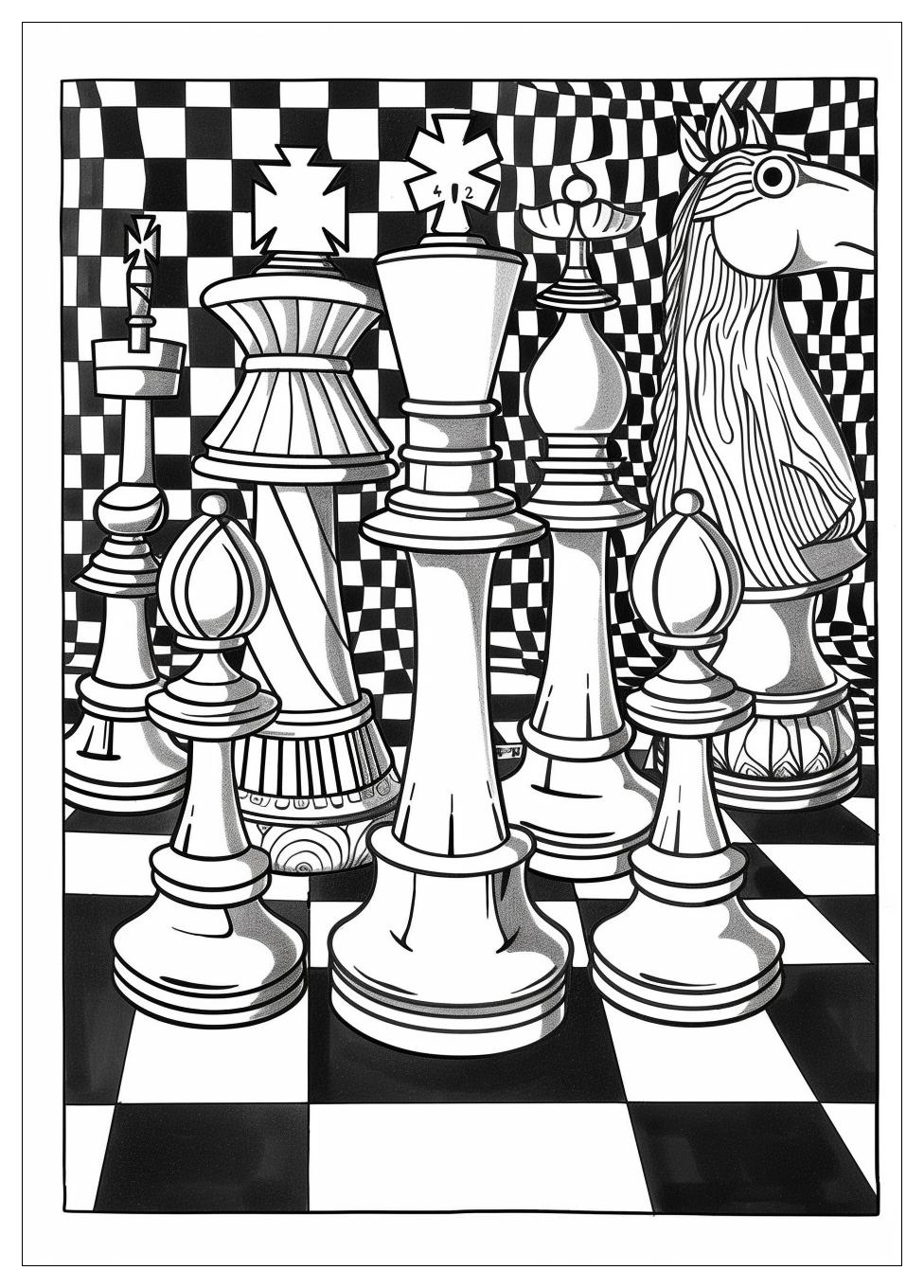 Chess Coloring Pages-20