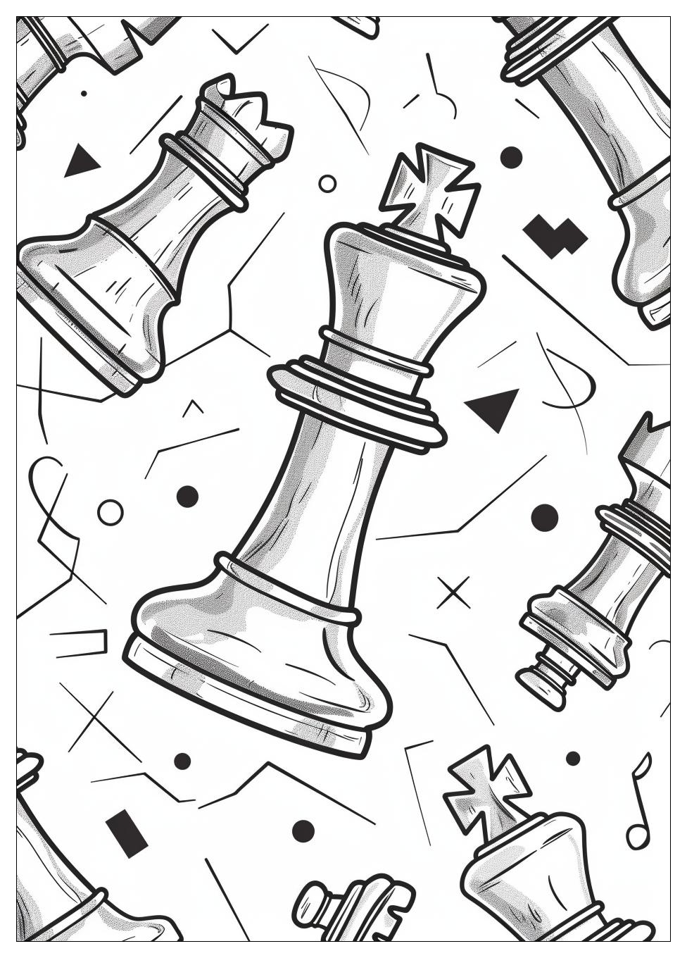 Chess Coloring Pages-3