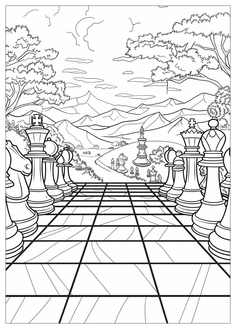 Chess Coloring Pages-6