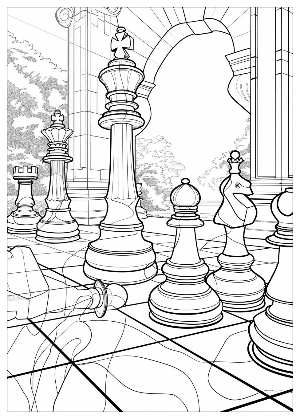 Chess Coloring Pages-7