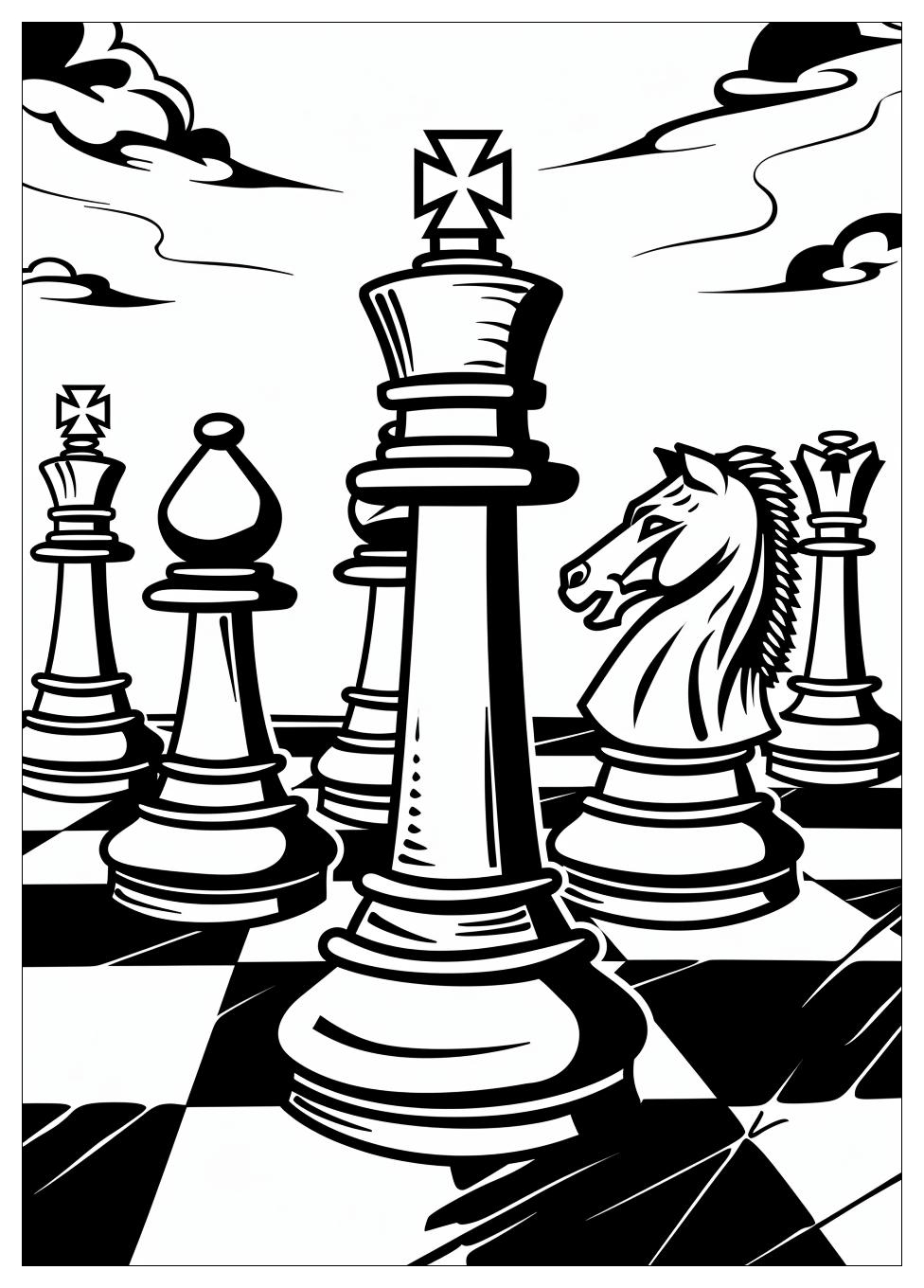 Chess Coloring Pages-8