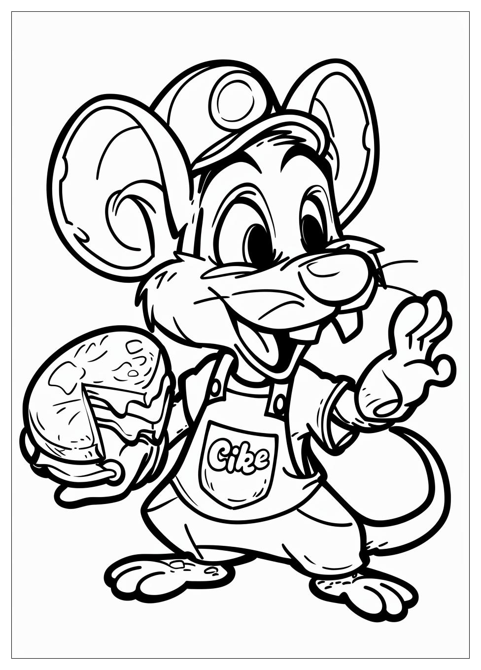 Chuck E Cheese Coloring Pages-12