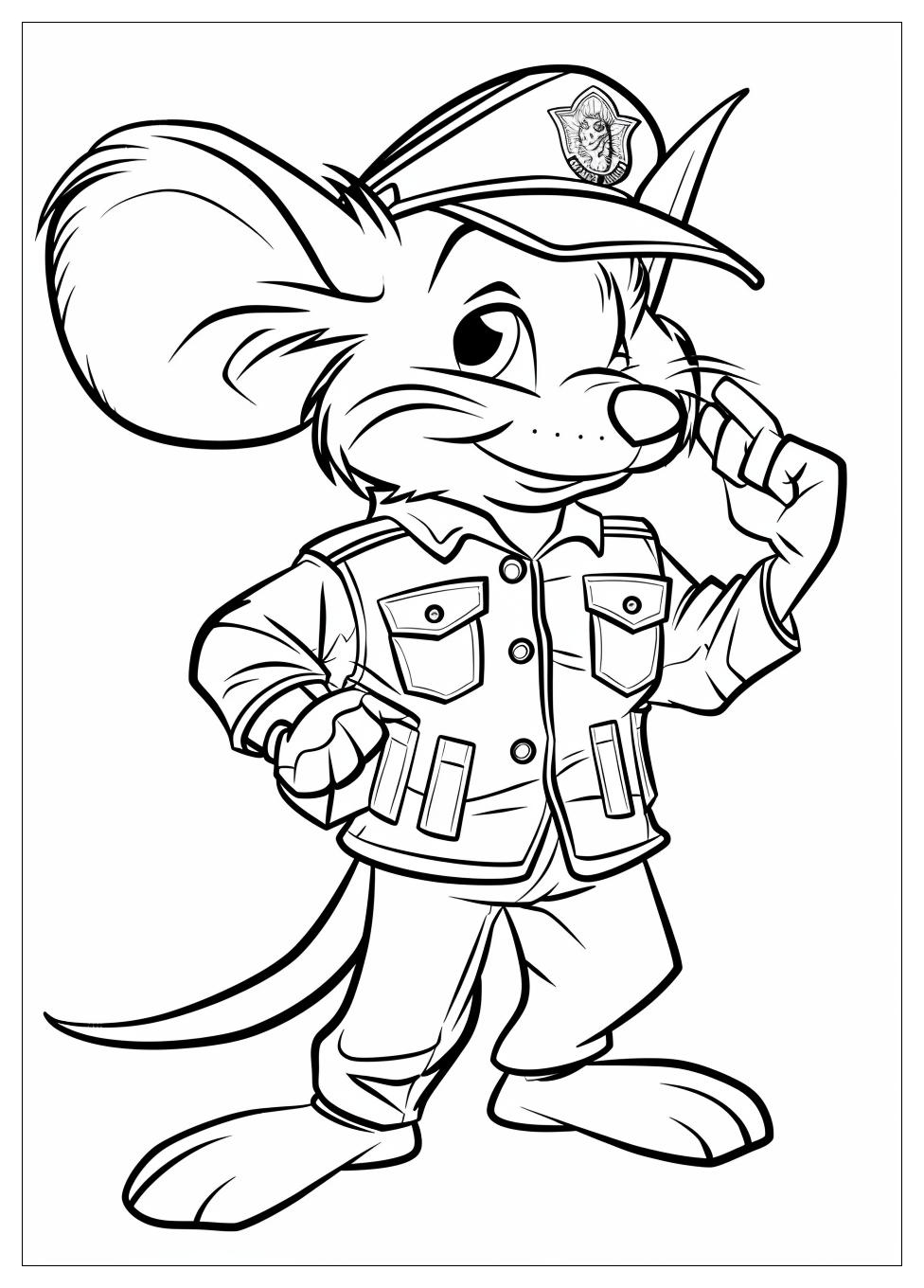 Chuck E Cheese Coloring Pages-14