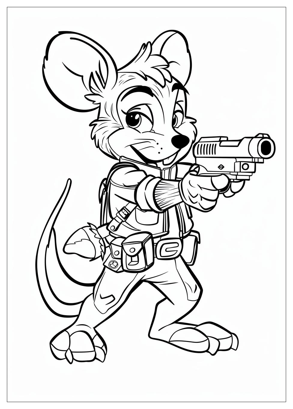 Chuck E Cheese Coloring Pages-15