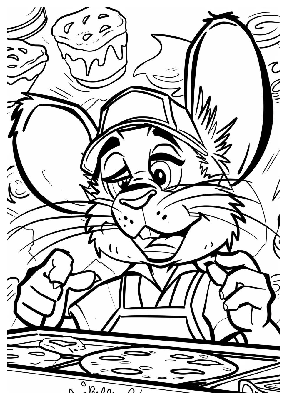 Chuck E Cheese Coloring Pages-17