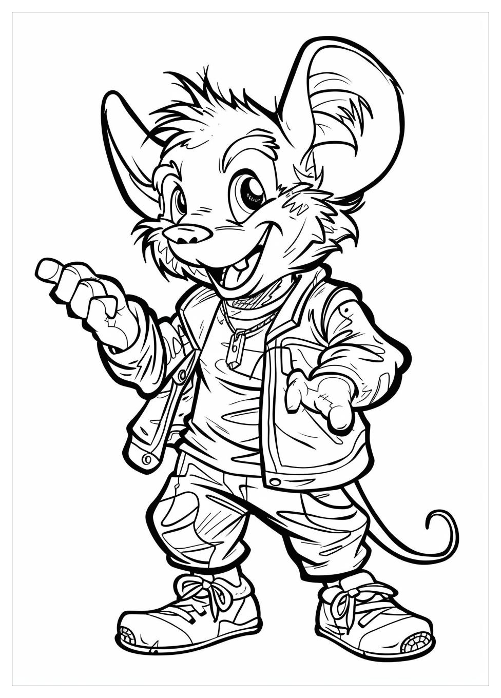 Chuck E Cheese Coloring Pages-18