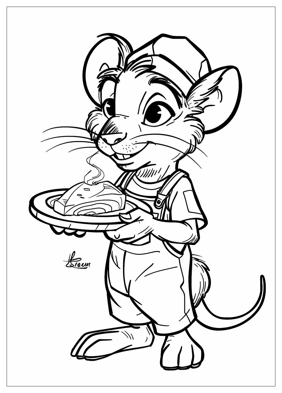 Chuck E Cheese Coloring Pages-19