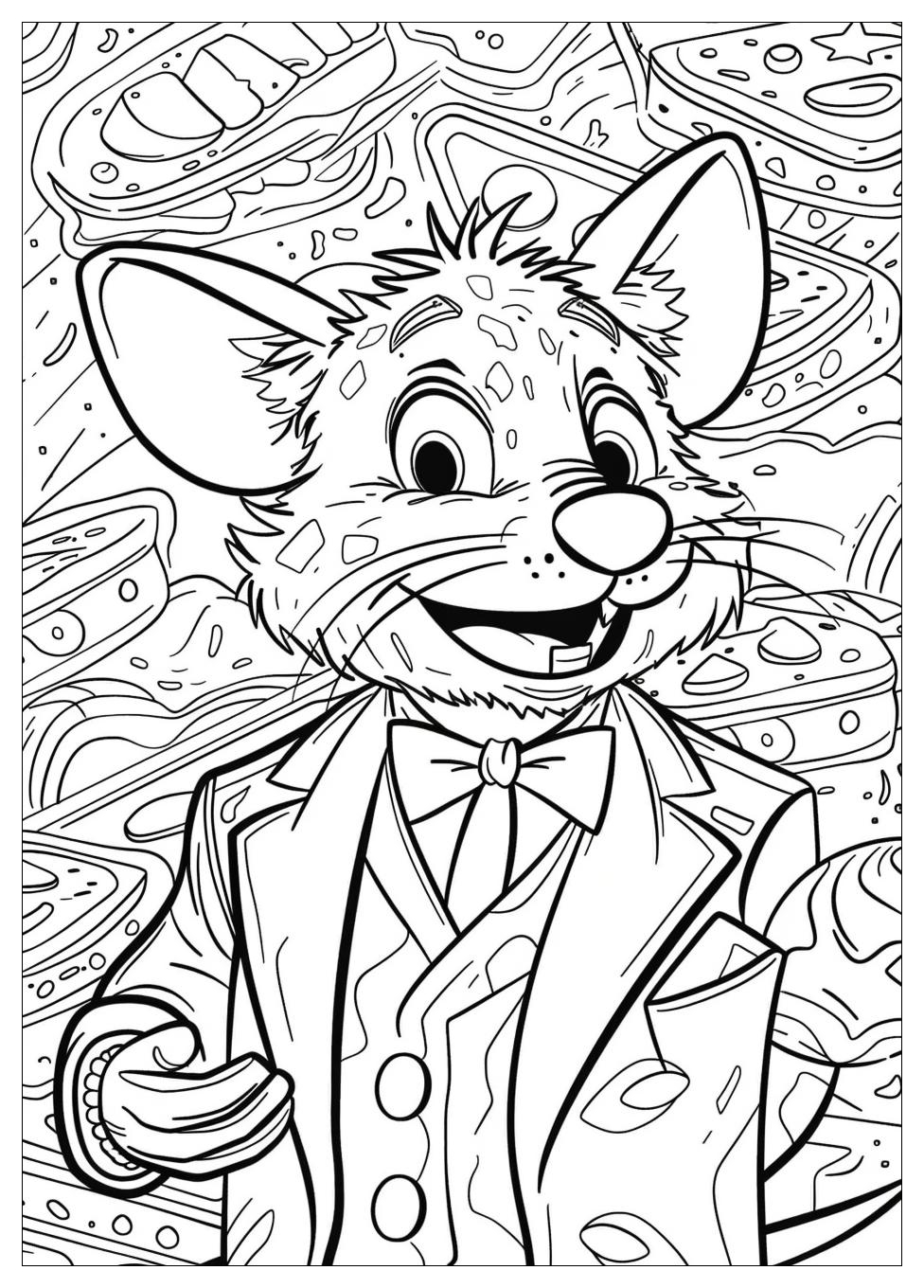 Chuck E Cheese Coloring Pages-24