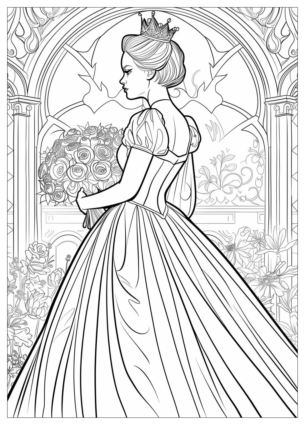 Cinderella Coloring Pages-1