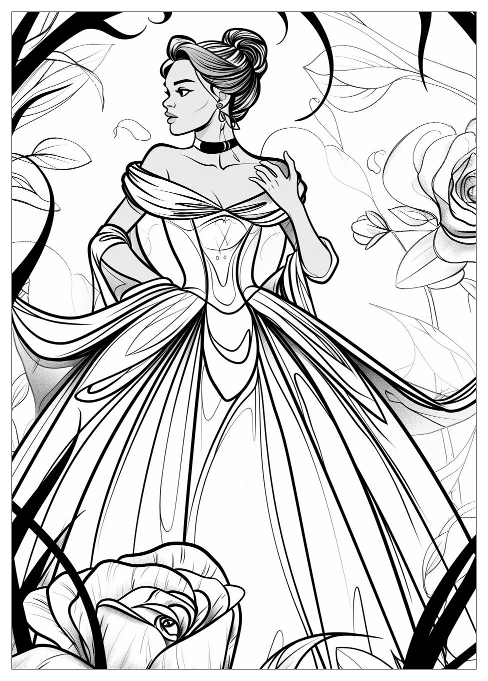 Cinderella Coloring Pages-10