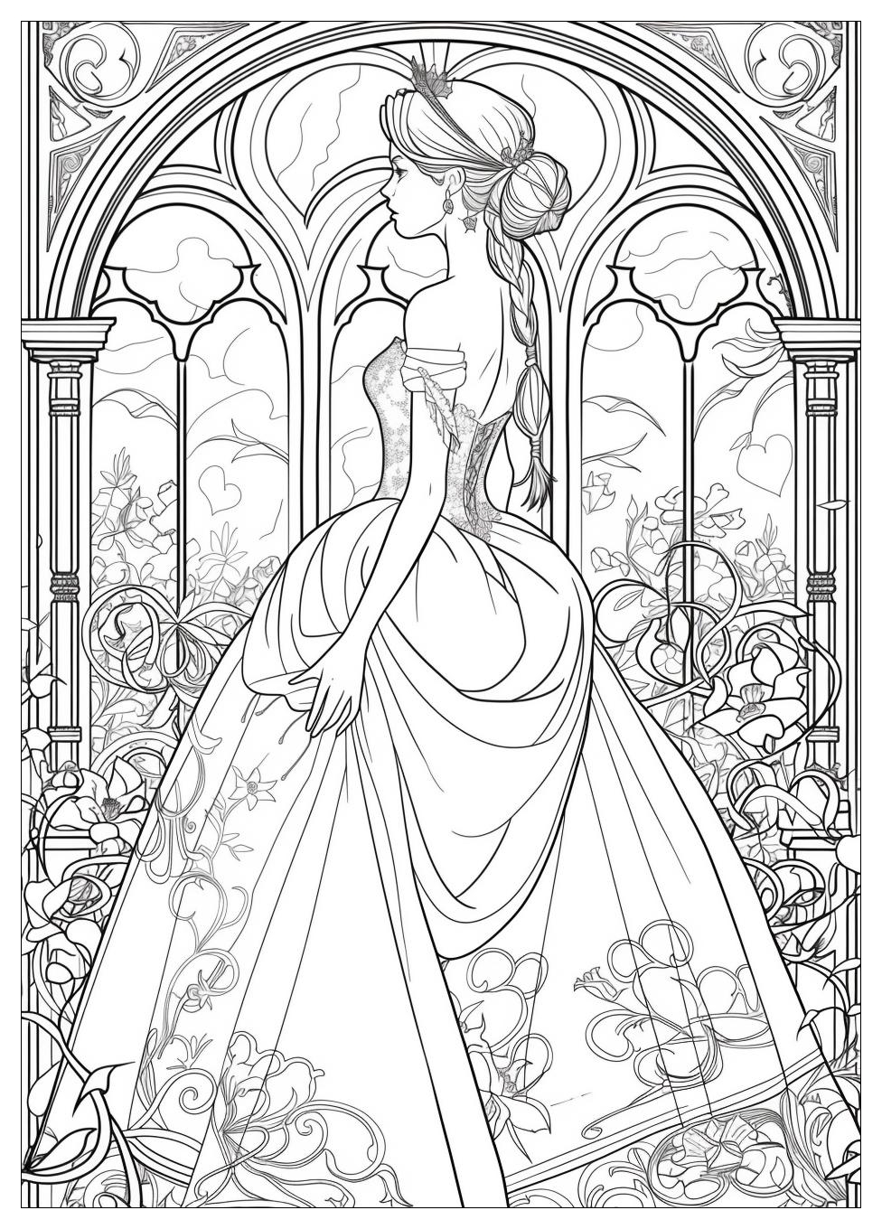 Cinderella Coloring Pages-14