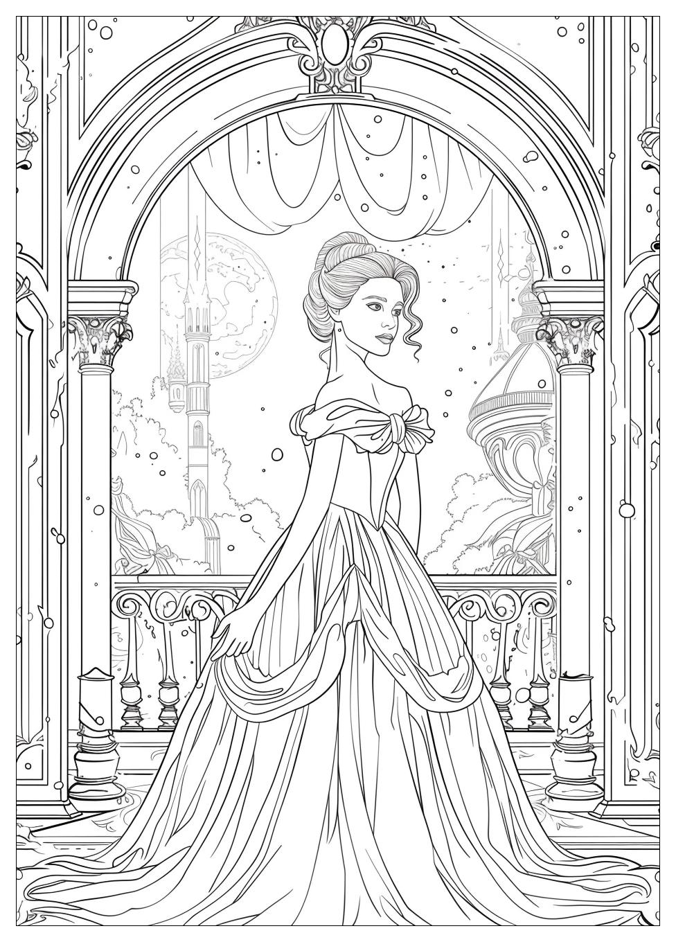 Cinderella Coloring Pages-17