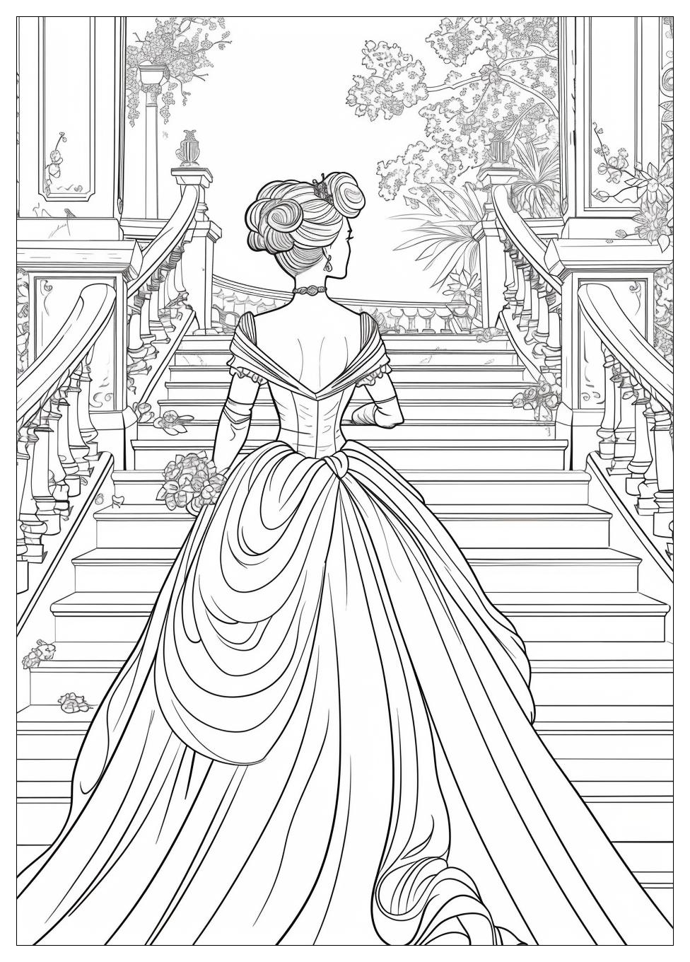 Cinderella Coloring Pages-2