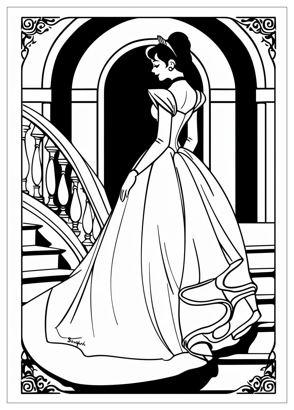 Cinderella Coloring Pages-3