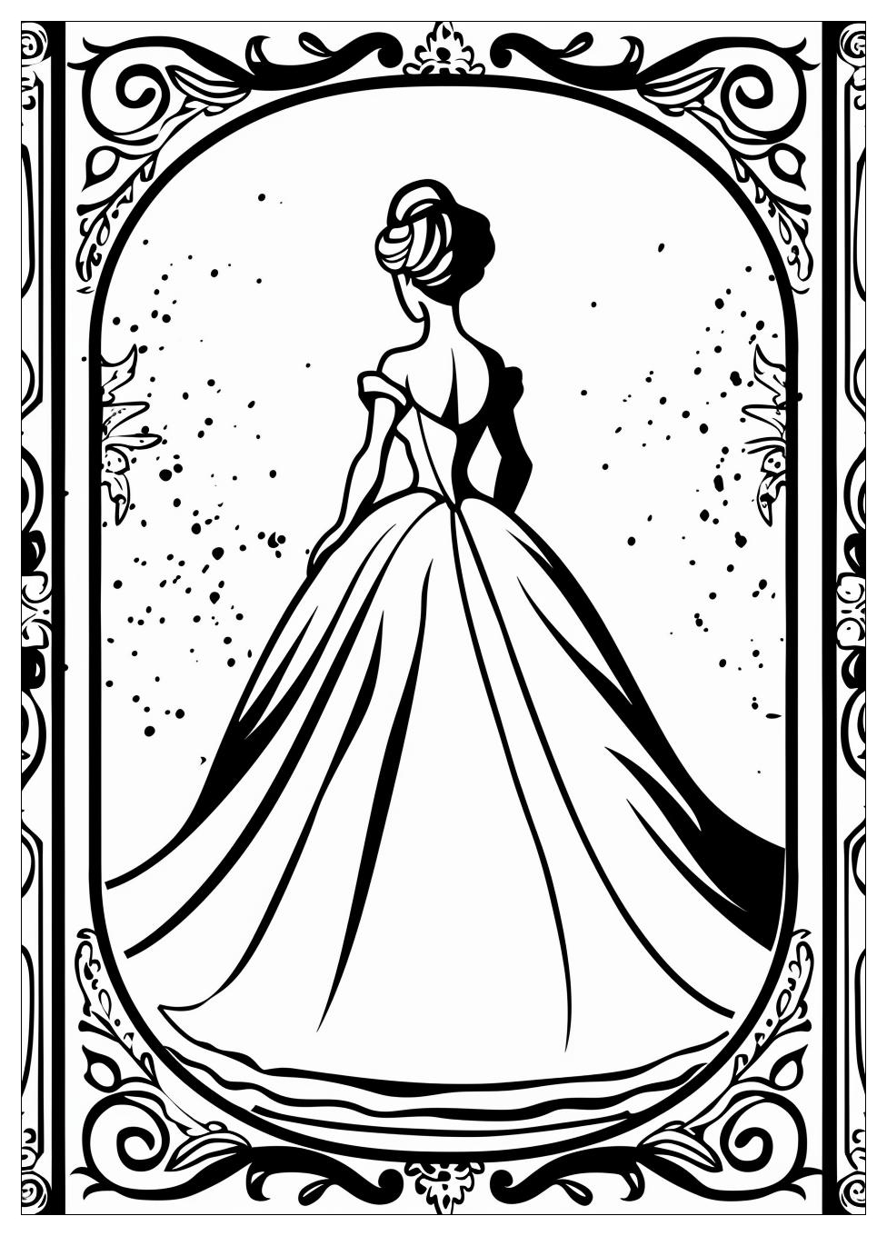 Cinderella Coloring Pages-4