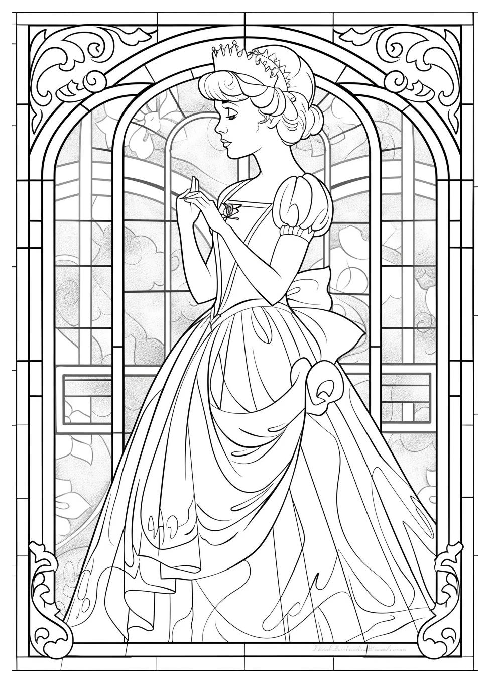 Cinderella Coloring Pages-5