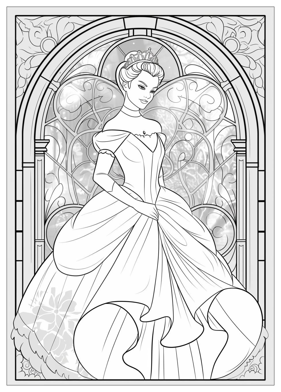 Cinderella Coloring Pages-8