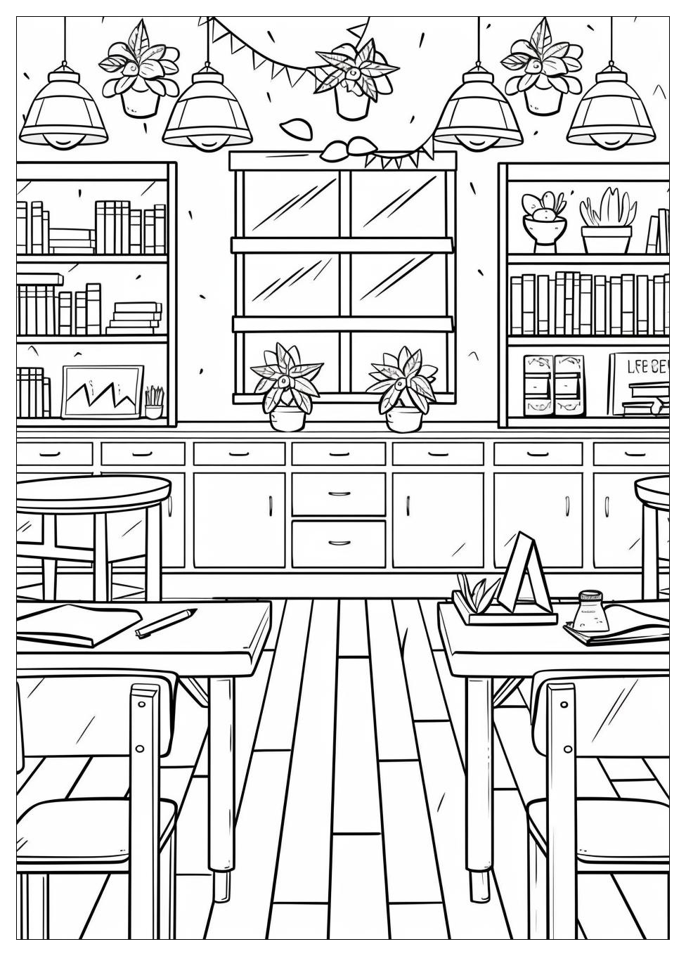 Classroom Coloring Pages-11