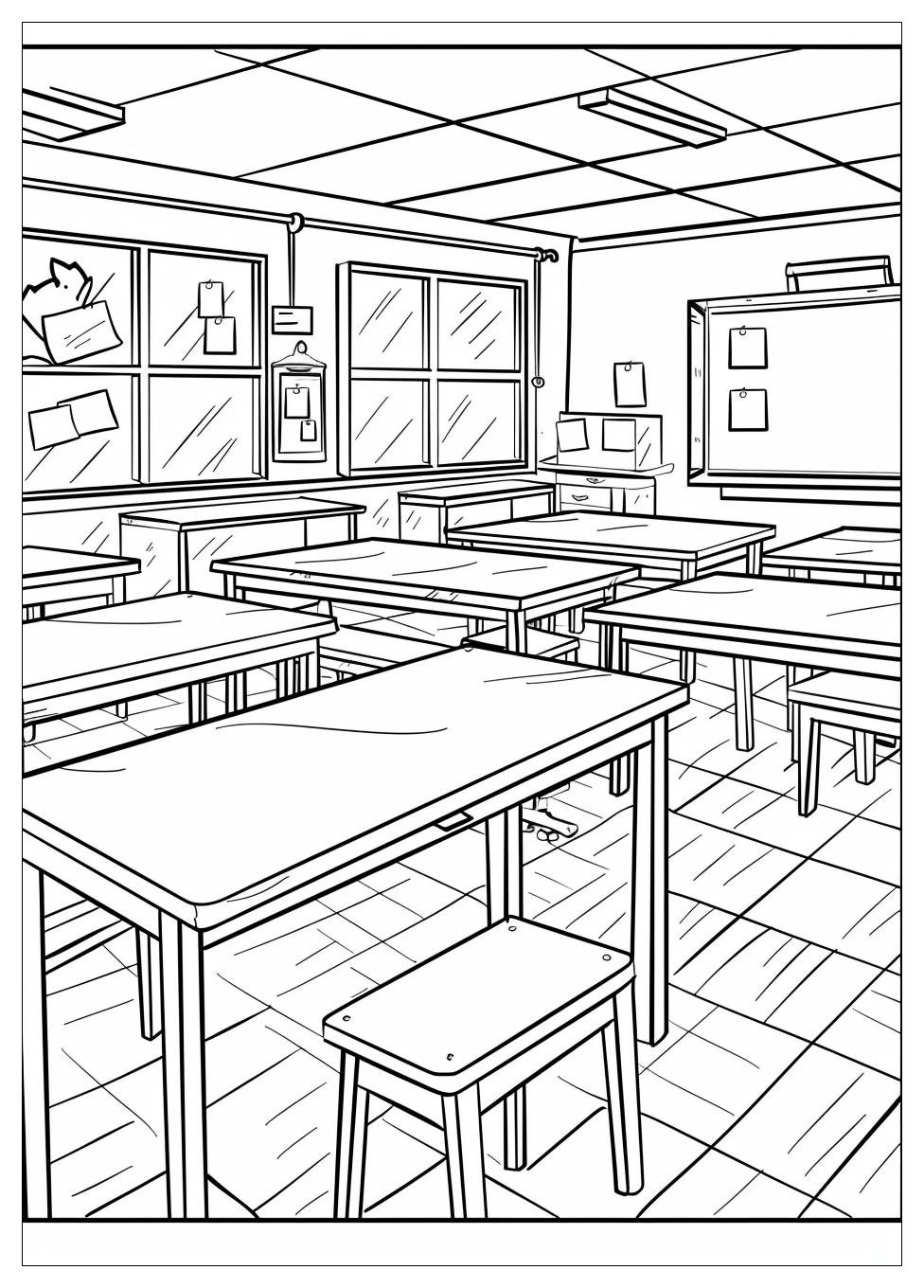 Classroom Coloring Pages-2